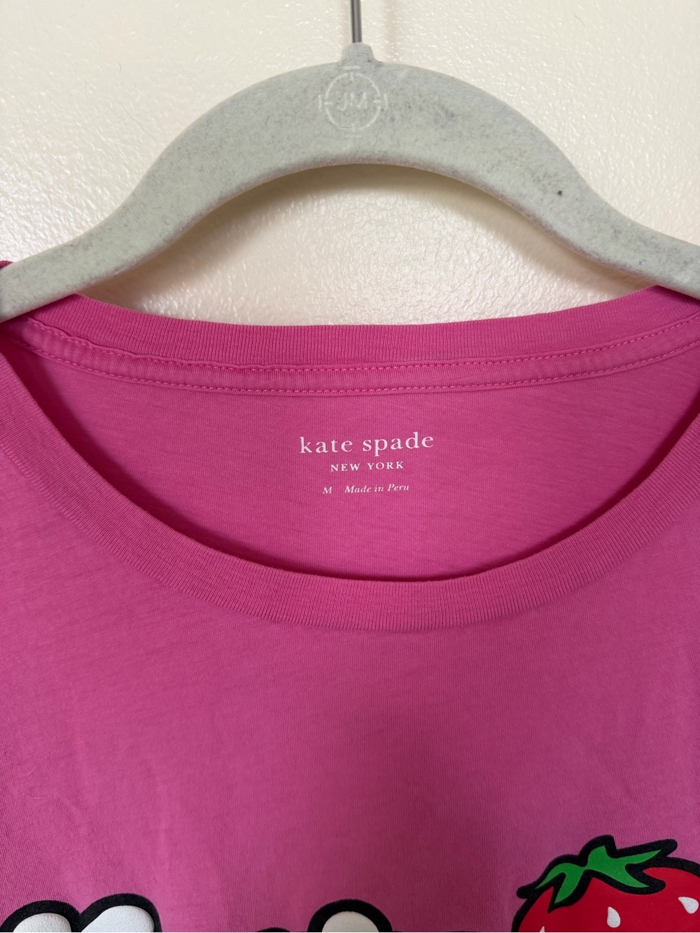 KATE SPADE Kate's Candy T-Shirt in Bubble Pink - Picture 3 of 4